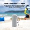 MIATONE Boombox Portable Bluetooth Speaker Wireless Outdoor Waterproof Speaker - Grey view 3