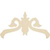 Ekena Millwork GPP036X021X100FLO Florence Architectural Grade PVC Gable Pediments, 36"W x 21"H x 1"P (14/12) Pitch view 4