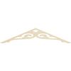 Ekena Millwork GPP060X013X100BOR Bordeaux Architectural Grade PVC Gable Pediments, 60"W x 12 1/2"H x 1"P (5/12) Pitch view 4