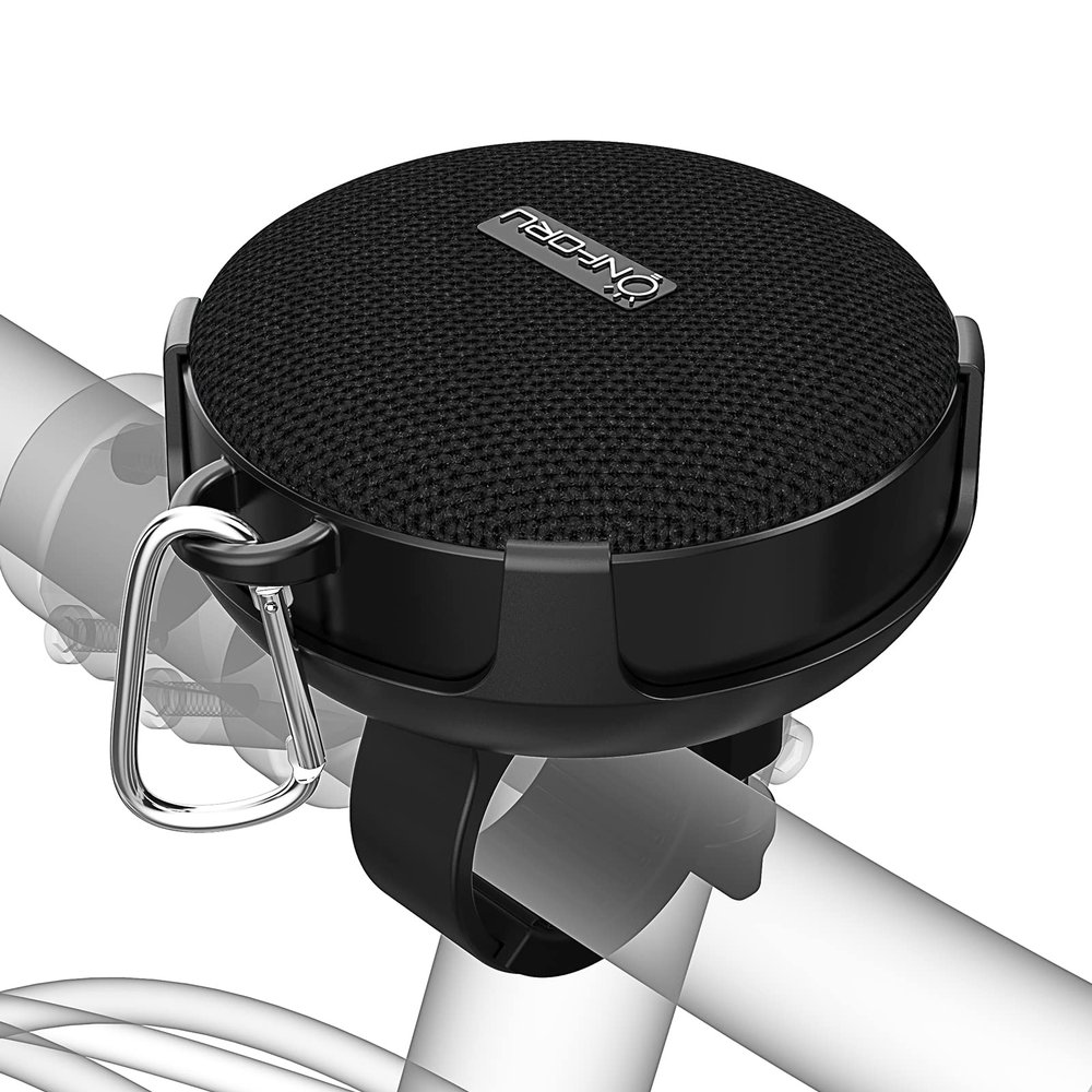 Onforu Portable Bluetooth Speaker for Bike, IP65 Waterproof Mini Outdoor Shower Travel Speakers, Bike Accessories Wireless Bicycle Speaker with Loud Sound for Riding, Ideal Gift