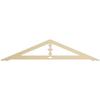 Ekena Millwork GPP060X013X100ART Artisan Architectural Grade PVC Gable Pediments, 60"W x 12 1/2"H x 1"P (5/12) Pitch view 1