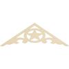 Ekena Millwork GPP060X020X100AUS Austin Architectural Grade PVC Gable Pediments, 60"W x 20"H x 1"P (8/12) Pitch view 4