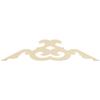 Ekena Millwork GPP060X015X100BEN Benson Architectural Grade PVC Gable Pediments, 60"W x 15"H x 1"P (6/12) Pitch view 4