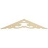 Ekena Millwork GPP036X008X100RIL Riley Architectural Grade PVC Gable Pediments, 36"W x 7 1/2"H x 1"P (5/12) Pitch view 1