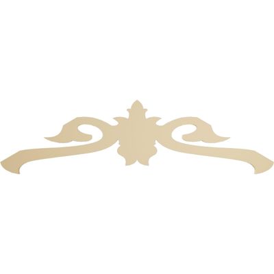 Ekena Millwork GPP060X018X100FLO Florence Architectural Grade PVC Gable Pediments, 60"W x 17 1/2"H x 1"P (7/12) Pitch