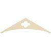 Ekena Millwork GPP036X011X100TUR Turner Architectural Grade PVC Gable Pediments, 36"W x 10 1/2"H x 1"P (7/12) Pitch view 4