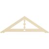 Ekena Millwork GPP060X020X100ART Artisan Architectural Grade PVC Gable Pediments, 60"W x 20"H x 1"P (8/12) Pitch view 4