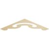 Ekena Millwork GPP072X015X100NOR Northwest Architectural Grade PVC Gable Pediments, 72"W x 15"H x 1"P (5/12) Pitch view 1