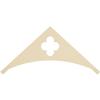 Ekena Millwork GPP048X022X100TUR Turner Architectural Grade PVC Gable Pediments, 48"W x 22"H x 1"P (11/12) Pitch view 4