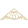 Ekena Millwork GPP036X015X100WAG Wagon Wheel Architectural Grade PVC Gable Pediments, 36"W x 15"H x 1"P (10/12) Pitch view 4