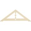 Ekena Millwork GPP060X023X100ART Artisan Architectural Grade PVC Gable Pediments, 60"W x 22 1/2"H x 1"P (9/12) Pitch view 4