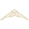 Ekena Millwork GPP060X023X100BOR Bordeaux Architectural Grade PVC Gable Pediments, 60"W x 22 1/2"H x 1"P (9/12) Pitch view 4