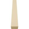 Ekena Millwork GPP036X008X100PRE Preston Architectural Grade PVC Gable Pediments, 36"W x 7 1/2"H x 1"P (5/12) Pitch view 3
