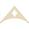 Ekena Millwork GPP036X021X100TUR Turner Architectural Grade PVC Gable Pediments, 36"W x 21"H x 1"P (14/12) Pitch view 4