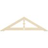 Ekena Millwork GPP060X018X100ART Artisan Architectural Grade PVC Gable Pediments, 60"W x 17 1/2"H x 1"P (7/12) Pitch view 4