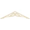 Ekena Millwork GPP072X018X100BOR Bordeaux Architectural Grade PVC Gable Pediments, 72"W x 18"H x 1"P (6/12) Pitch view 4