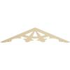 Ekena Millwork GPP036X008X100ROB Robin Architectural Grade PVC Gable Pediments, 36"W x 7 1/2"H x 1"P (5/12) Pitch view 1