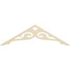 Ekena Millwork GPP036X011X100BOR Bordeaux Architectural Grade PVC Gable Pediments, 36"W x 10 1/2"H x 1"P (7/12) Pitch view 4