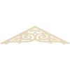 Ekena Millwork GPP060X015X100ATH Athens Architectural Grade PVC Gable Pediments, 60"W x 15"H x 1"P (6/12) Pitch view 4