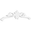 Ekena Millwork GPP036X009X100FLO Florence Architectural Grade PVC Gable Pediments, 36"W x 9"H x 1"P (6/12) Pitch view 1
