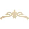 Ekena Millwork GPP060X023X100FLO Florence Architectural Grade PVC Gable Pediments, 60"W x 22 1/2"H x 1"P (9/12) Pitch view 1