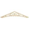 Ekena Millwork GPP036X008X100HEA Heath Architectural Grade PVC Gable Pediments, 36"W x 7 1/2"H x 1"P (5/12) Pitch view 1