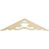 Ekena Millwork GPP060X015X100PRE Preston Architectural Grade PVC Gable Pediments, 60"W x 15"H x 1"P (6/12) Pitch view 1