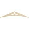 Ekena Millwork GPP036X008X100NOR Northwest Architectural Grade PVC Gable Pediments, 36"W x 7 1/2"H x 1"P (5/12) Pitch view 1