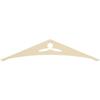 Ekena Millwork GPP036X008X100NOR Northwest Architectural Grade PVC Gable Pediments, 36"W x 7 1/2"H x 1"P (5/12) Pitch view 4