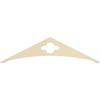 Ekena Millwork GPP072X018X100TUR Turner Architectural Grade PVC Gable Pediments, 72"W x 18"H x 1"P (6/12) Pitch view 4