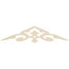 Ekena Millwork GPP036X008X100WIN Winston Architectural Grade PVC Gable Pediments, 36"W x 7 1/2"H x 1"P (5/12) Pitch view 4