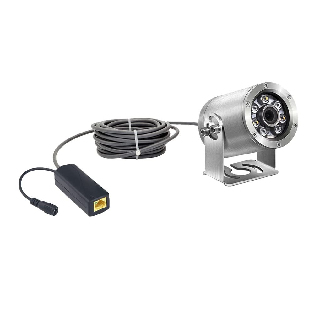Barlus 8MP 30FPS Underwater IP Waterproof Camera 2.8MM Lens IP68 Waterproof 316L Stainless Steel with 32Ft Cable