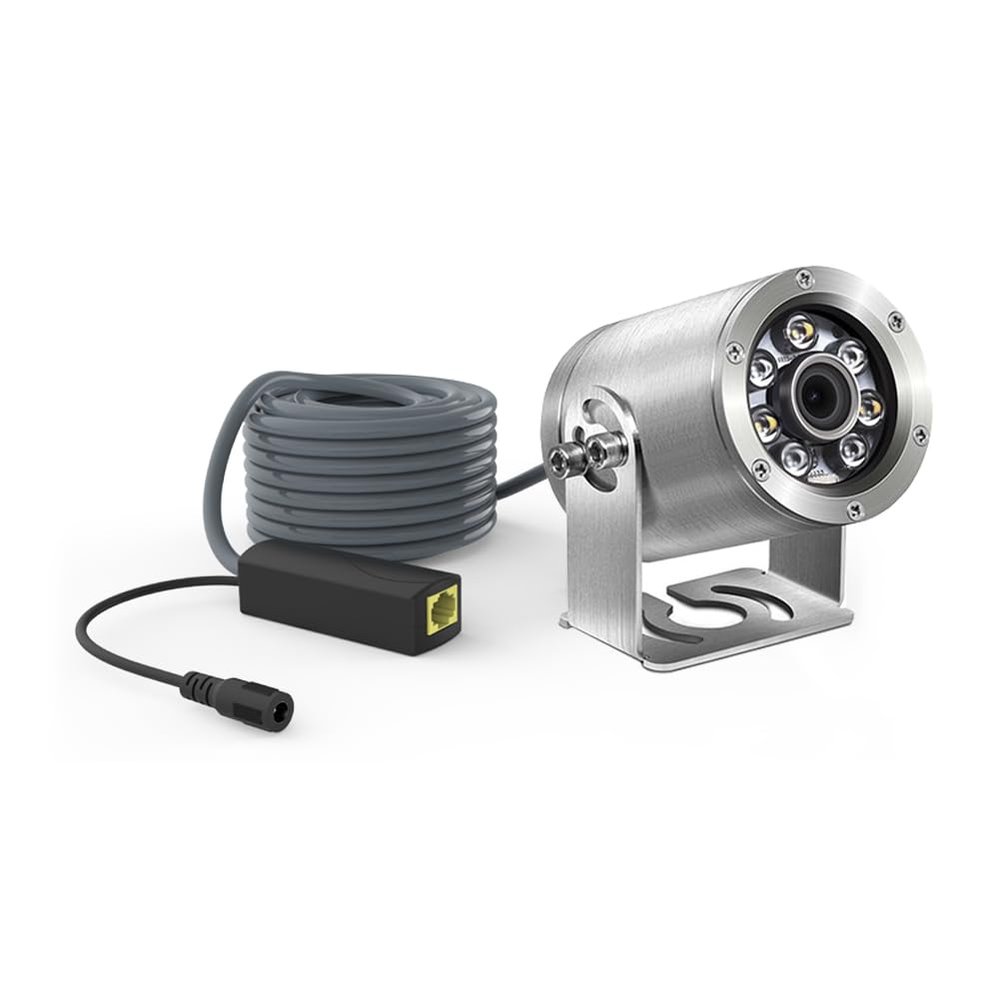 Barlus 1080P HD 60FPS Underwater IP Waterproof Camera IP68 Waterproof 316L Stainless Steel with 32ft Cable
