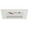 WAC Low Voltage Multiples Recessed Single Light Trim in White and White 8W 500 Lumens MR16 LED Lamp, MT-116HS Housing Sold Separately view 1