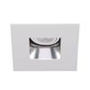 WAC 4in Low Voltage Square Adjustable Recessed Light Trim with Open Specular Reflector in White and White 8W 500 Lumens MR16 LED Lamp, HR-8401 or HR-8402 Housing Sold Separately view 1