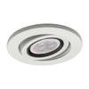 WAC 4in Low Voltage Round Adjustable Gimbal Recessed Light Trim in White and White 8W 500 Lumens MR16 LED Lamp, HR-8401 or HR-8402 Housing Sold Separately view 1