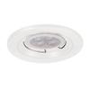 WAC 2.5in Low Voltage Round Recessed Light Trim with Step Baffle in White and White 8W 500 Lumens MR16 LED Lamp, HR-801 or HR-802 Housing Sold Separately view 1