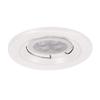 WAC 2.5in Low Voltage Round Recessed Light Trim with Step Baffle in White and White 8W 500 Lumens MR16 LED Lamp, HR-801 or HR-802 Housing Sold Separately view 3