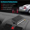 Car Reverse Backup Parking Sensor System Universal LED Parking Detector Monitor with 8 Sensor, 12V DC, 0.3-2.5m view 2