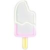 Northlight LED Ice Pop Neon Lighted Wall Art - Pink and White - 17.75" view 1