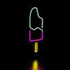 Northlight LED Ice Pop Neon Lighted Wall Art - Pink and White - 17.75" view 4
