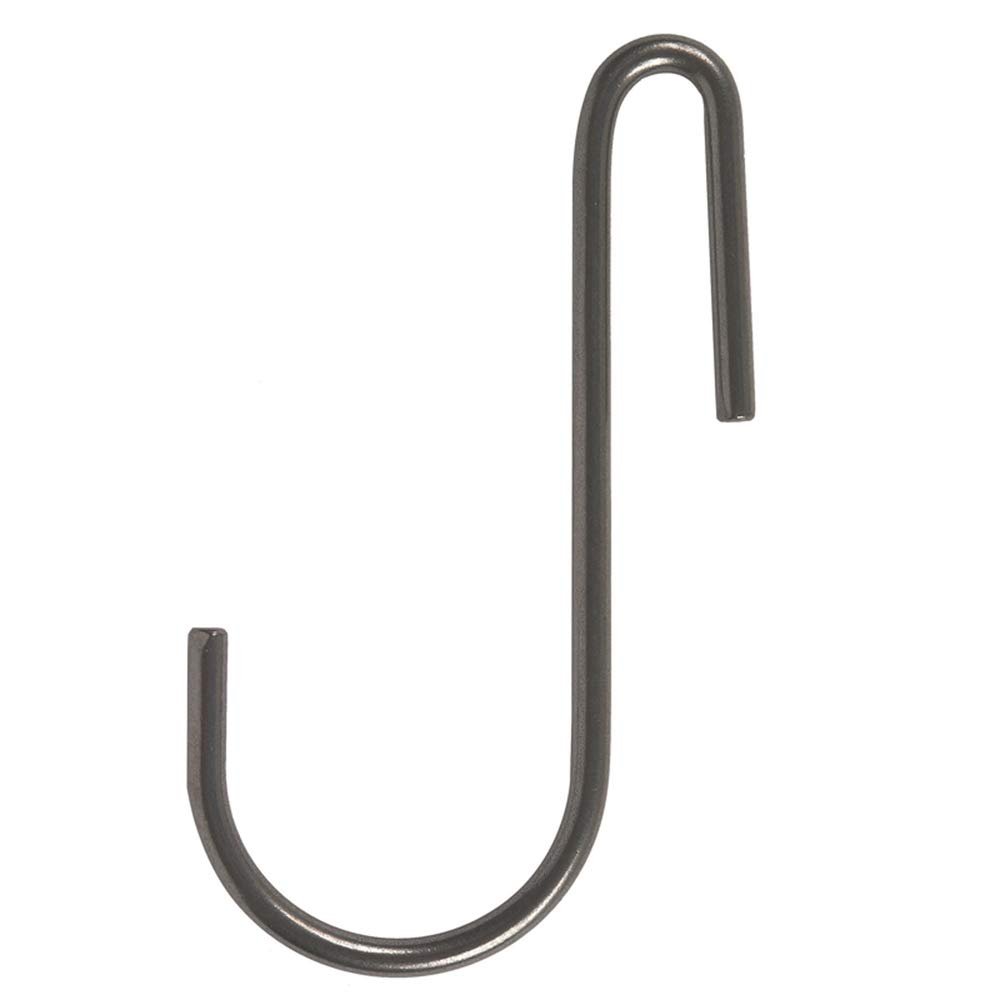 Handcrafted 4.5" Basket Hooks 6 Pack Hammered Steel