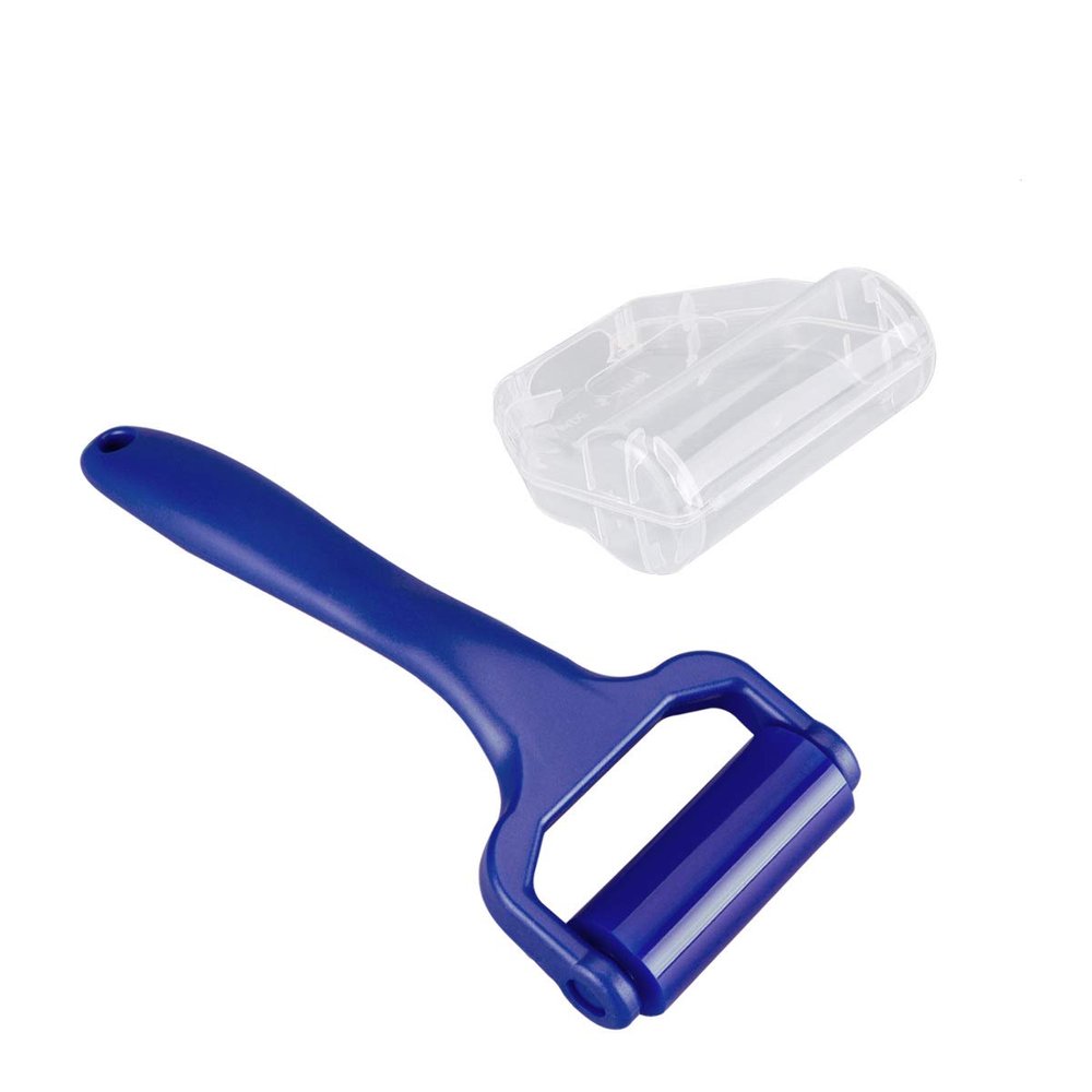 kwmobile Vinyl Record Cleaner Roller - 6.3" x 2.5" Reusable Anti-Static LP Album Cleaning Roller - Ultimate All in One Cleaner for DJ and Music Lovers