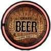 LED Craft Beer Bottle Cap Neon Lighted Wall Sign - 12.5" - Red view 1