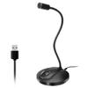 JOUNIVO USB Microphone, 360 Degree Adjustable Gooseneck Design, Mute Button & LED Indicator, Noise-Canceling Technology, Plug & Play, Compatible with Windows & MacOS view 1