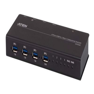 ATEN US3344I 4x4 USB 3.1 Gen.1 Switch Industrial Switch Black