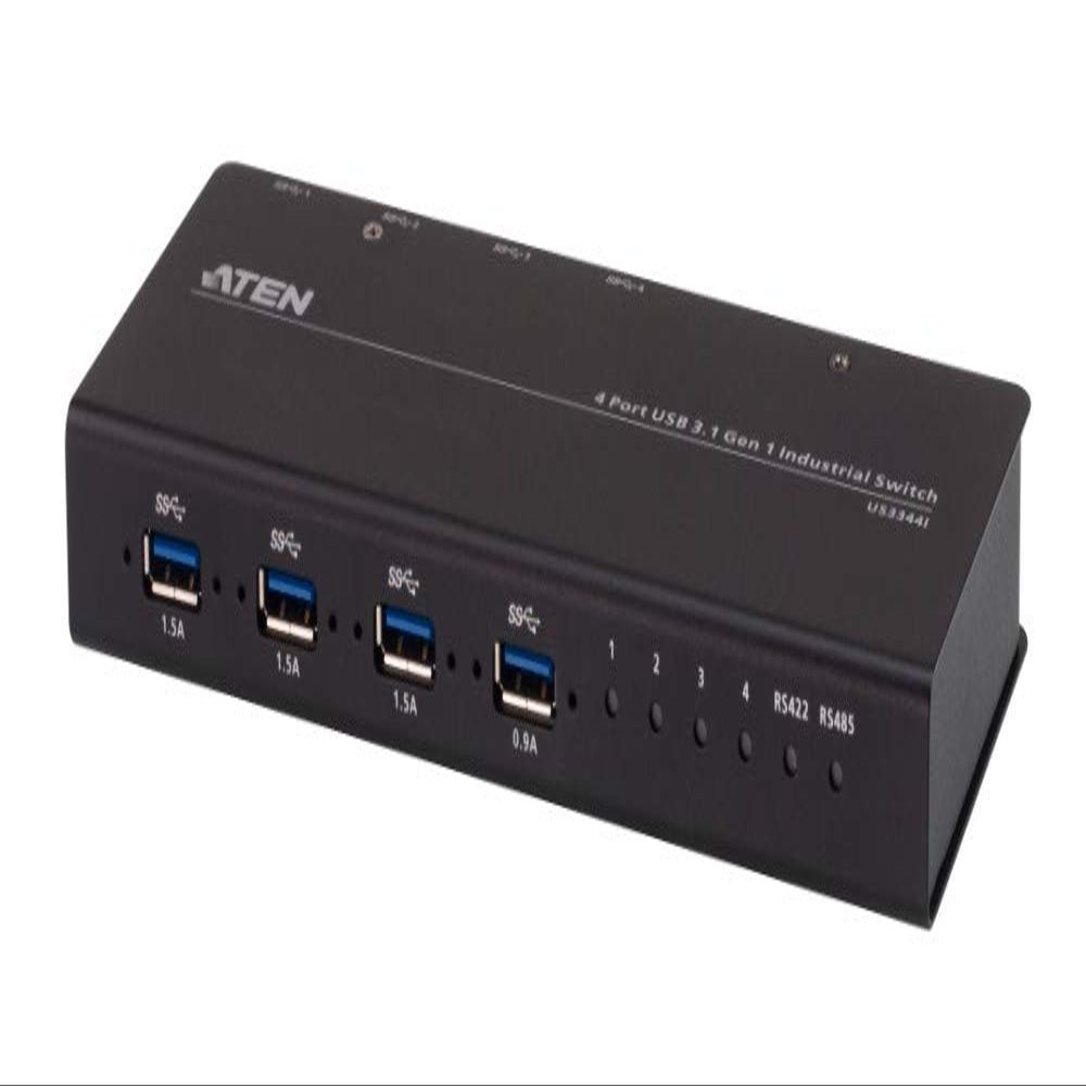 ATEN US3344I 4x4 USB 3.1 Gen.1 Switch Industrial Switch Black
