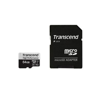Transcend TS64GUSD330S 64GB UHS-I U3 Micro SD Memory Card