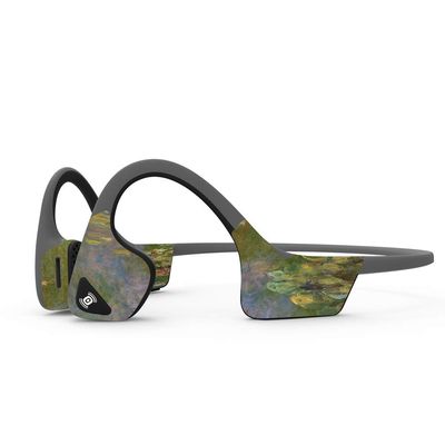 MightySkins Skin Compatible with Aftershokz Trekz Air Wireless - Water Lilies | Protective, Durable, and Unique Vinyl Decal Wrap Cover | Easy to Apply, Remove, and Change Styles | Made in The USA