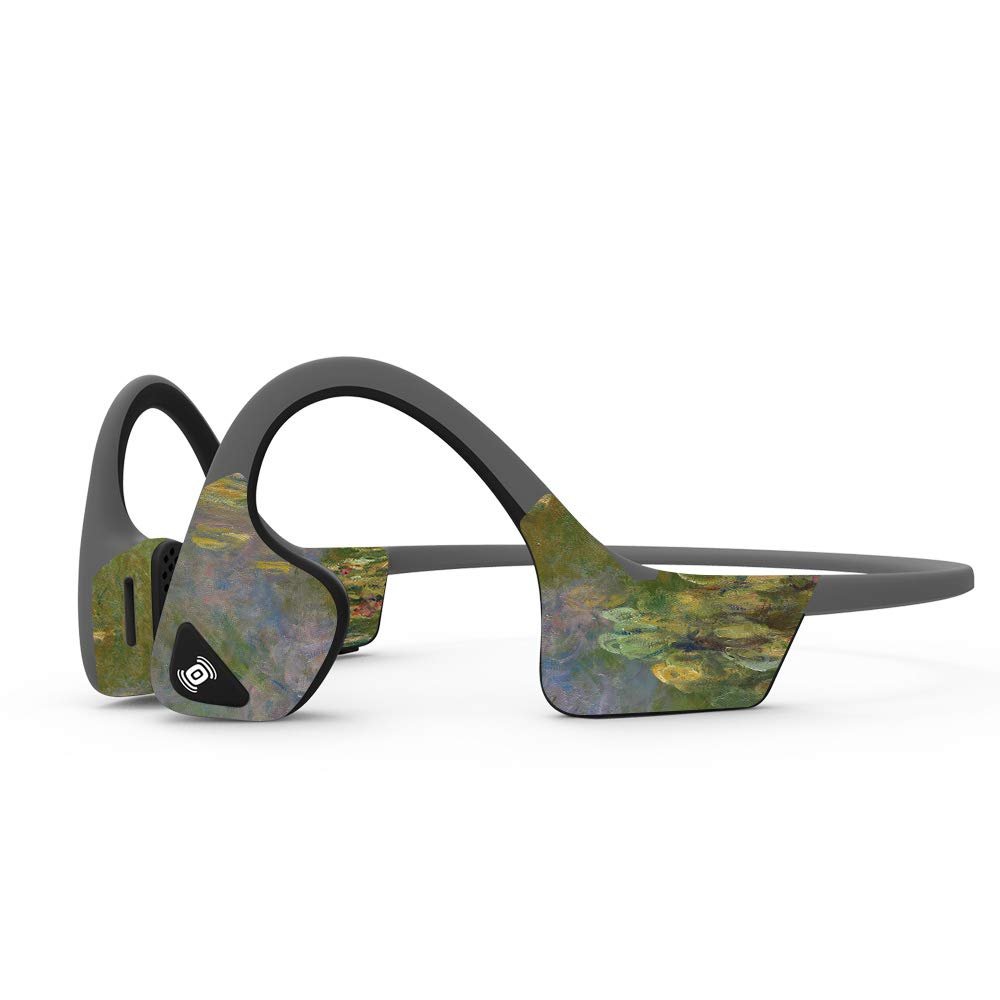 MightySkins Skin Compatible with Aftershokz Trekz Air Wireless - Water Lilies | Protective, Durable, and Unique Vinyl Decal Wrap Cover | Easy to Apply, Remove, and Change Styles | Made in The USA